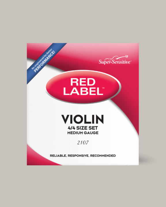 Red Label Super-Sensitive Violin 4/4 - Medium - 2107