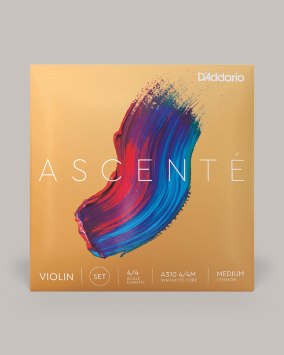 ASCENTÉ D'Addario Violin String Set 4/4 Scale Medium Tension - A310