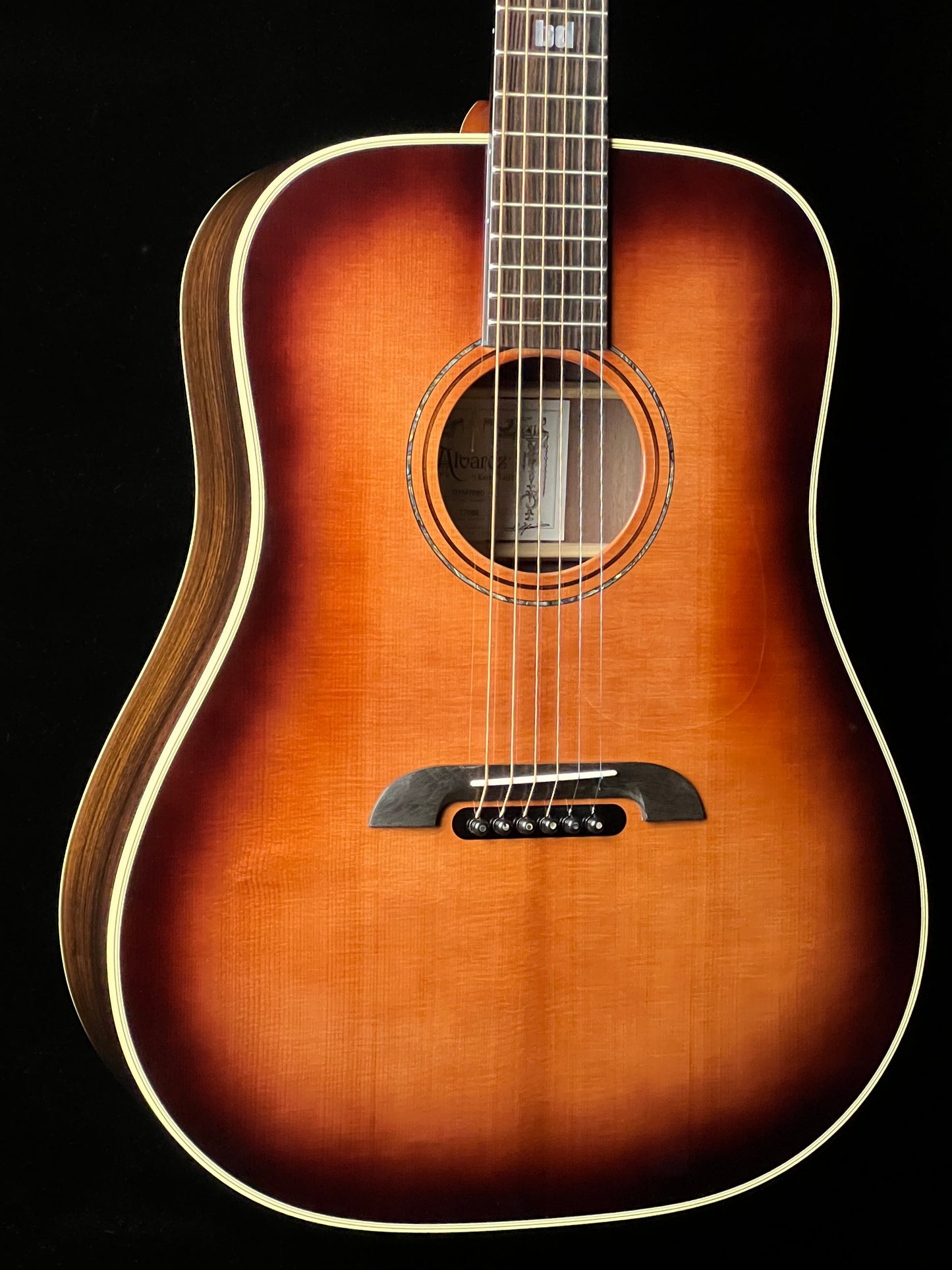 Alvarez DYM70BD Yairi Masterworks Dreadnought Brad Davis Sitka Spruce/East Indian Rosewood - New