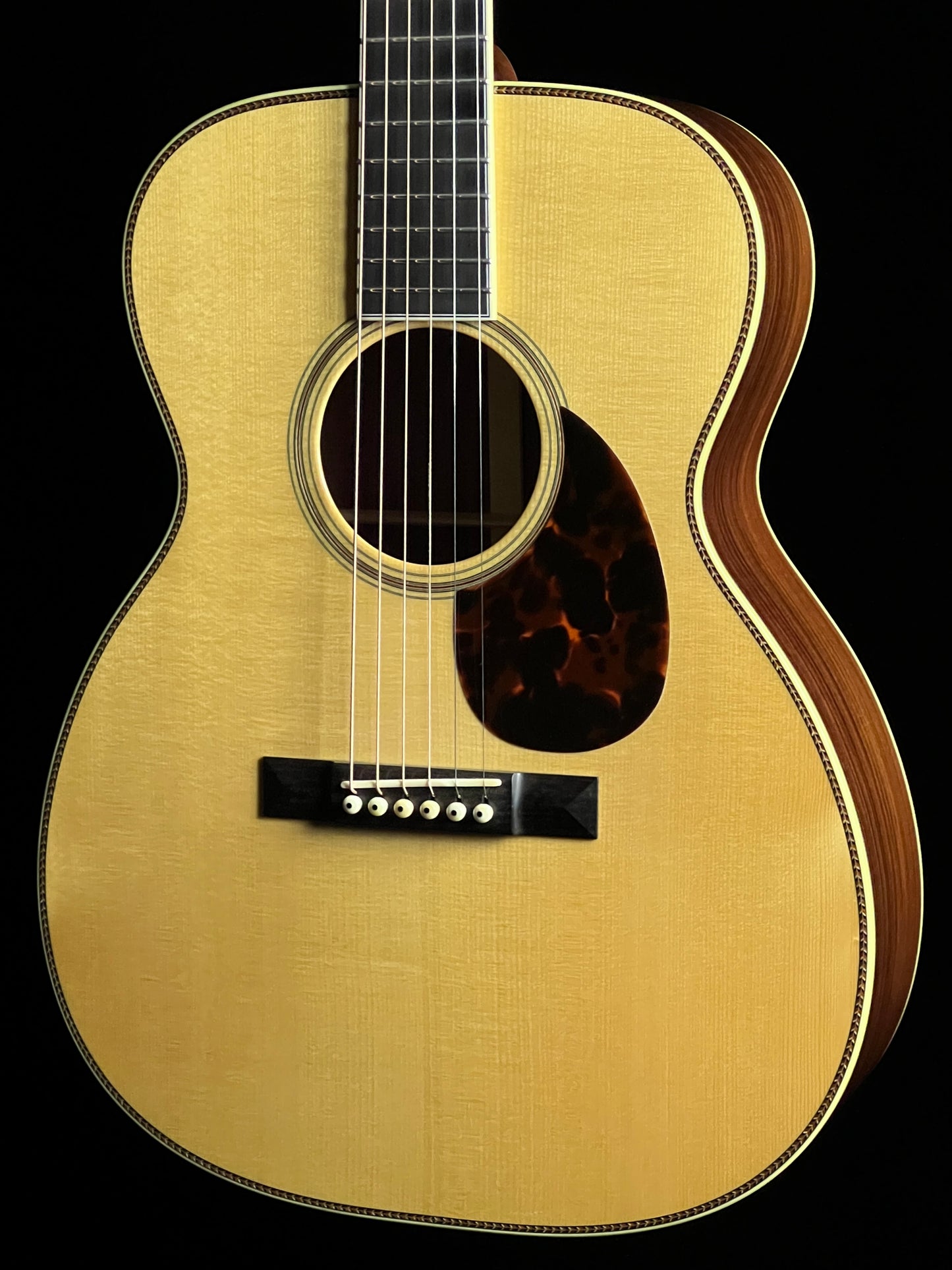SOLD - Bourgeois Custom OM Summer NAMM 2008 Collection Adirondack Spruce / Pao Rosewood Acoustic Guitar - Consignment