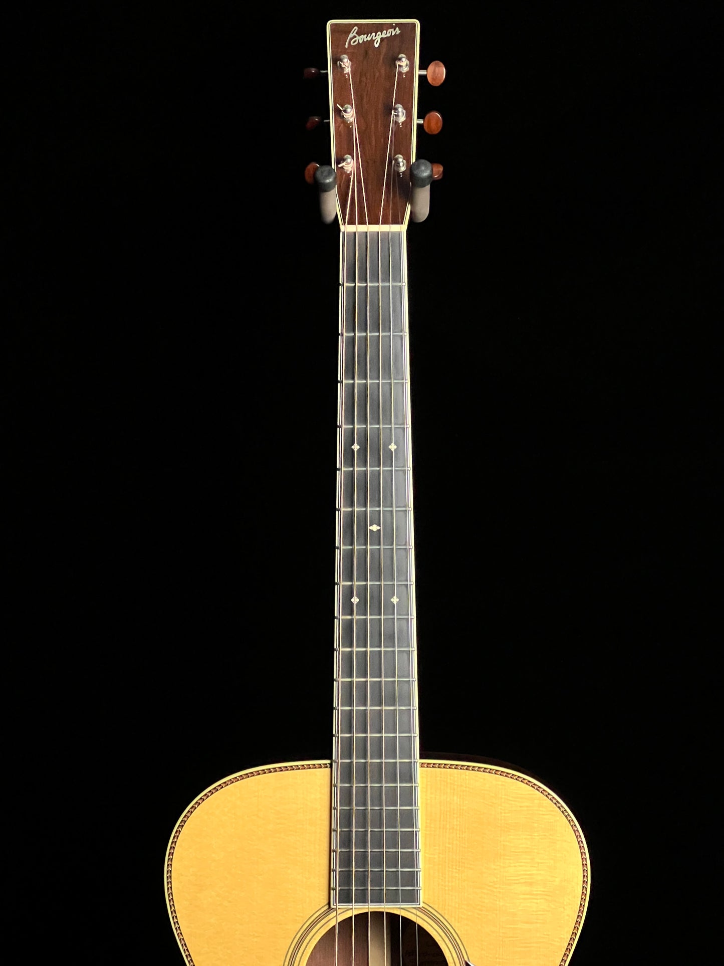 SOLD - Bourgeois Custom OM Summer NAMM 2008 Collection Adirondack Spruce / Pao Rosewood Acoustic Guitar - Consignment