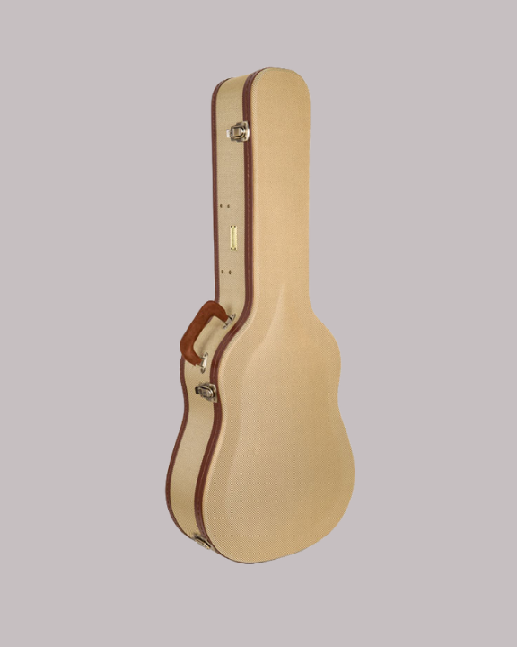 Crossrock Master Series Jumbo Dreadnought Guitar Case Fabric Tweed - New
