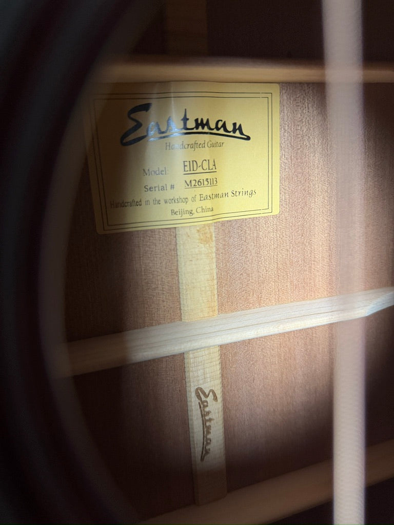 Eastman E1D-CLA Dreadnought Classic Sitka Spruce/Sapele Acoustic Guitar - New