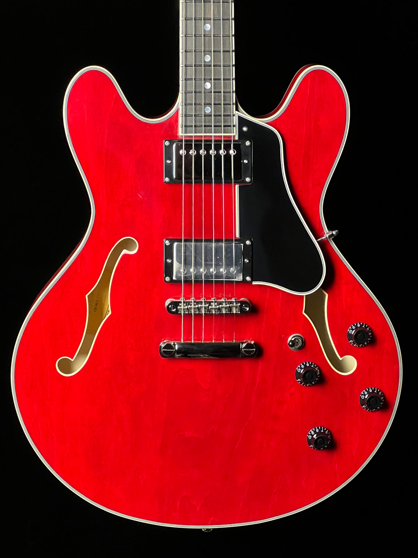 Eastman Electric Thinline T386-RD Red Hollowbody Guitar - New