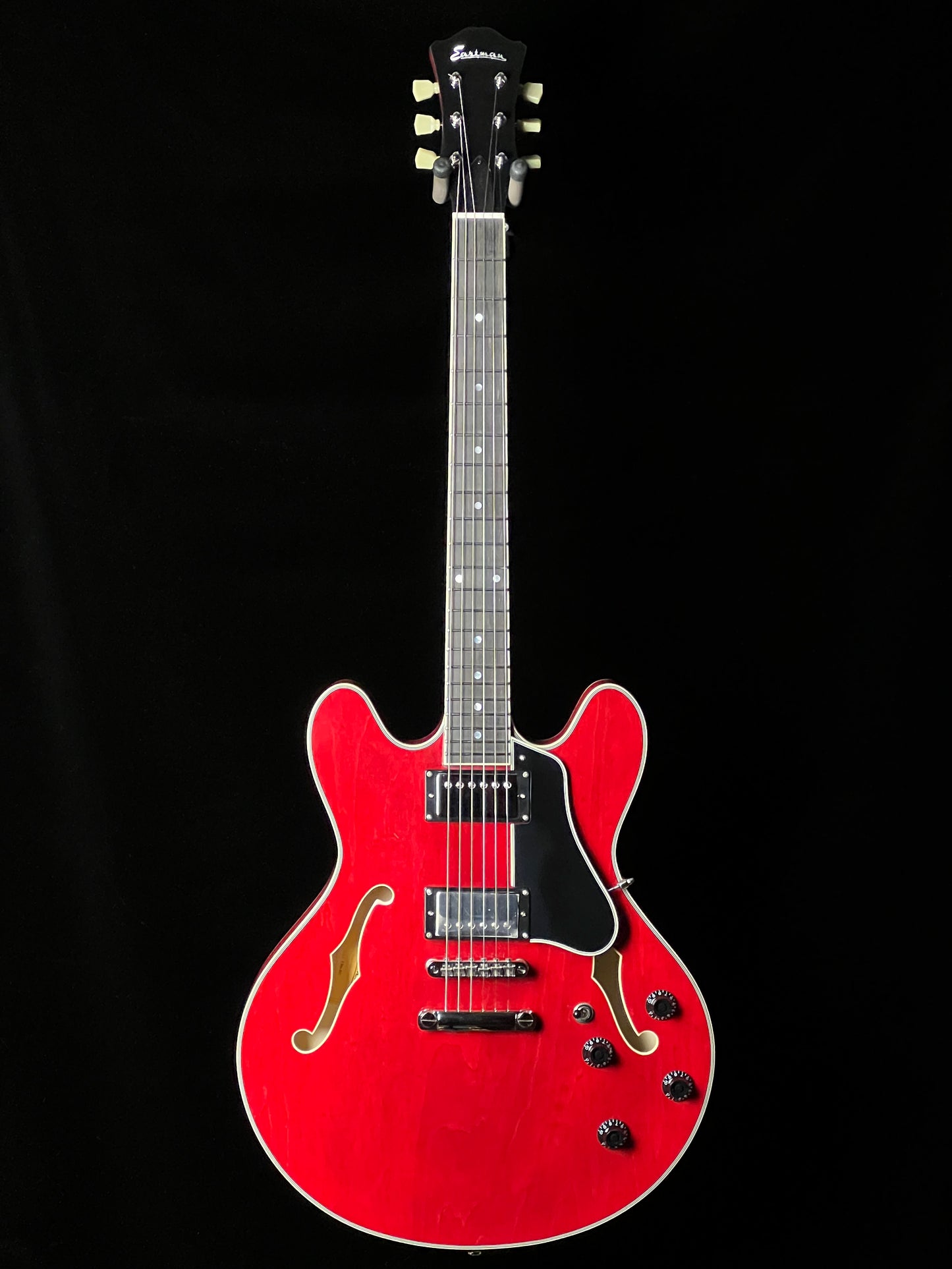 Eastman Electric Thinline T386-RD Red Hollowbody Guitar - New