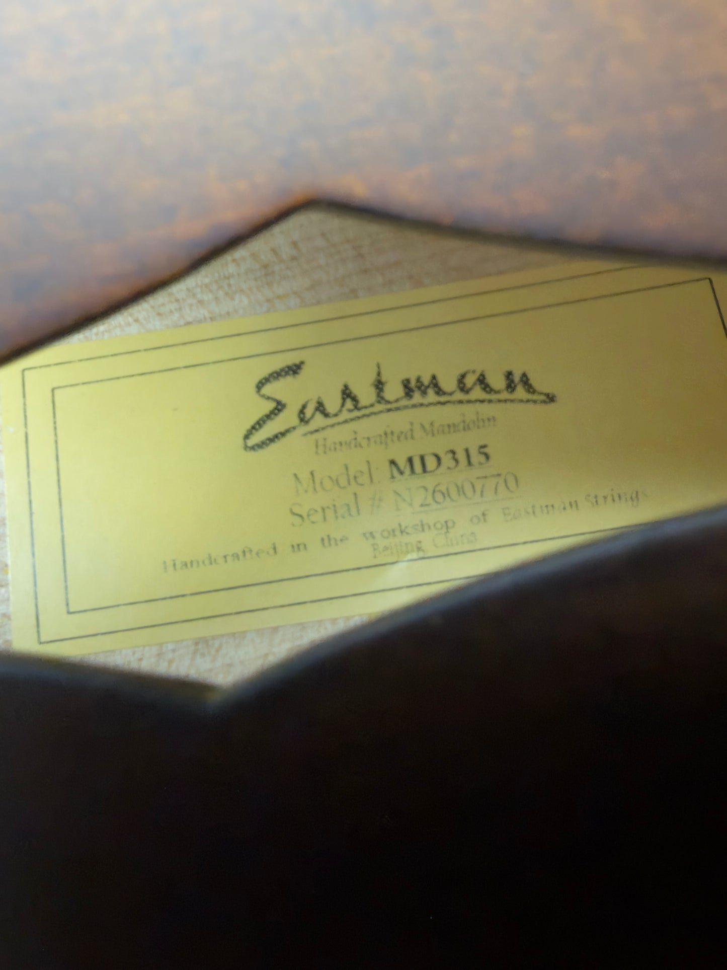 Eastman MD315 F-Style Mandolin Solid Spruce/Solid Maple - New