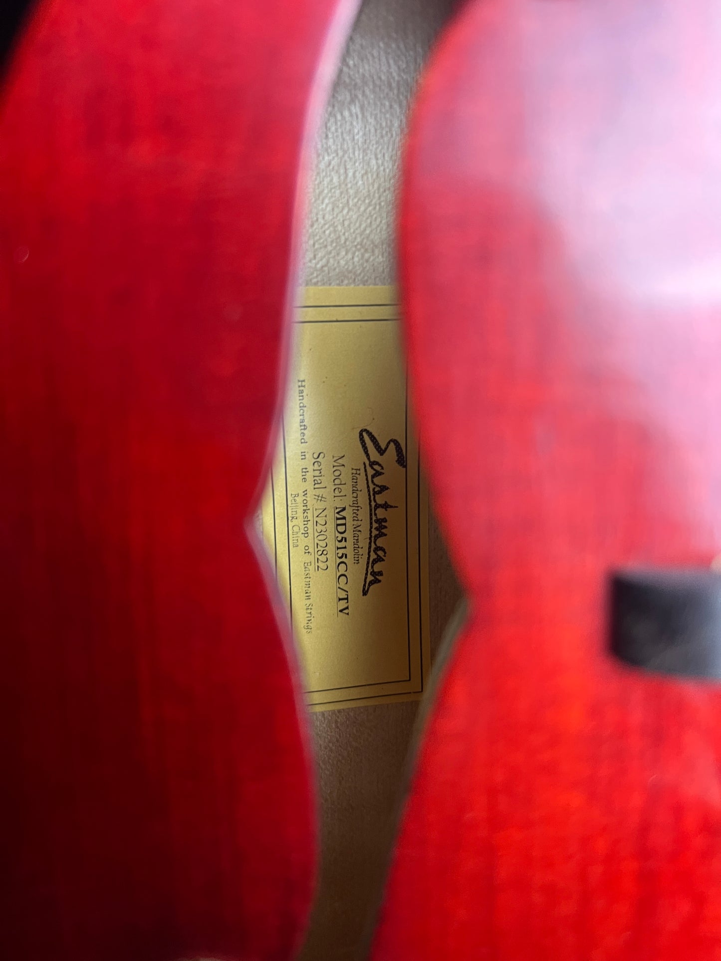 Eastman MD515CC/TV Solid Spruce / Solid Maple F-Style Mandolin - Used