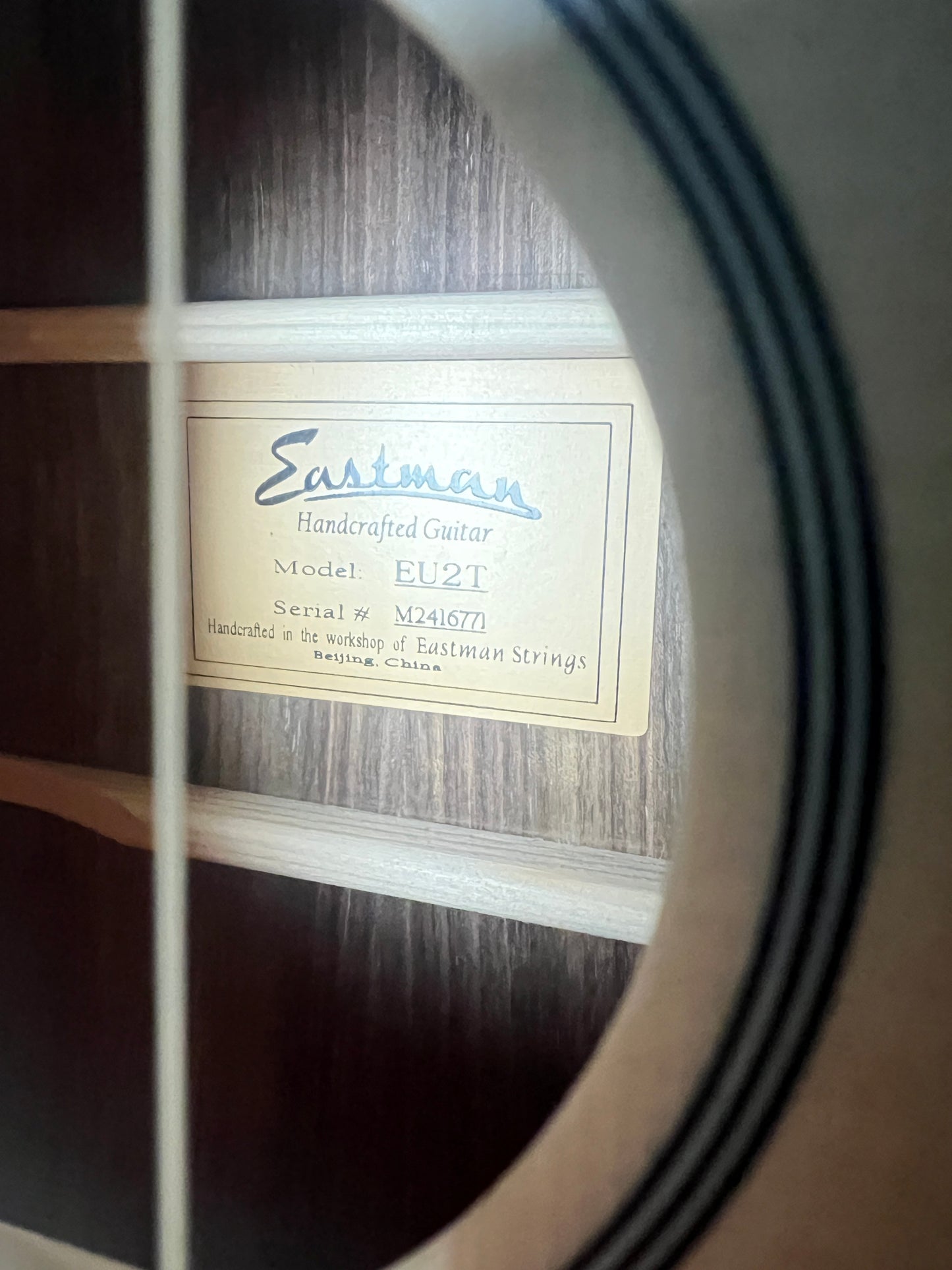 Eastman Tenor Ukulele EU2-T Sitka Spruce/ Ovangkol - New