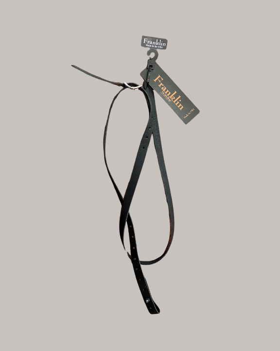 Franklin Strap Mandolin Strap One-Piece Design - Black