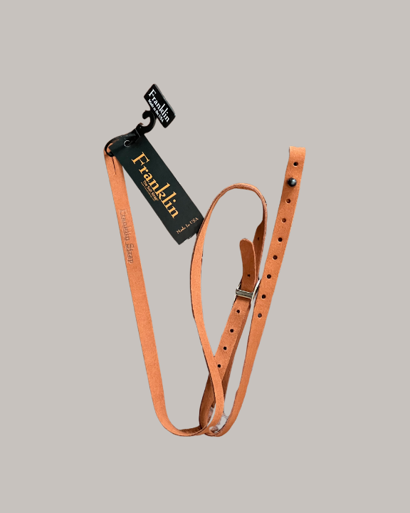 Franklin Strap Mandolin Strap One-Piece Design - Cognac
