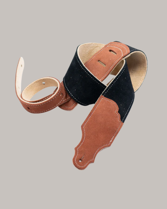 Franklin Strap Sedona Suede Guitar Strap - Black