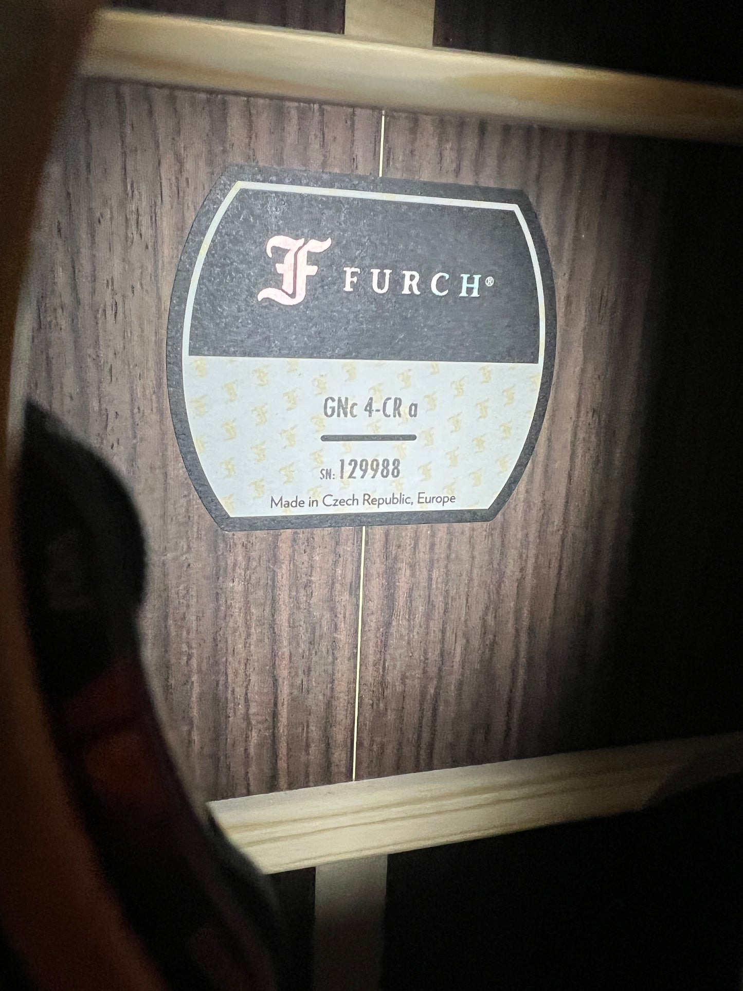 Furch GNc 4-CR a Grand Nylon Cutaway Western Red Cedar/ Indian Rosewood Acoustic Guitar with LR Baggs - New