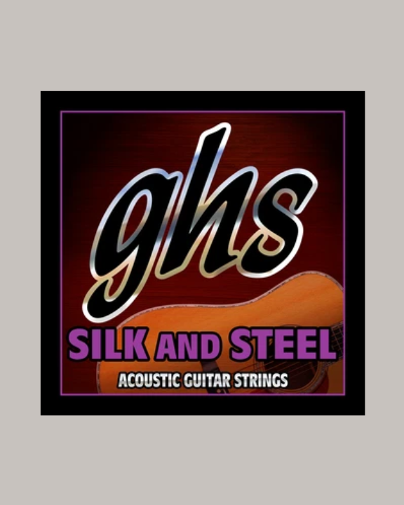 GHS Silk and Steel Acoustic Guitar Strings 345 Light 010-042