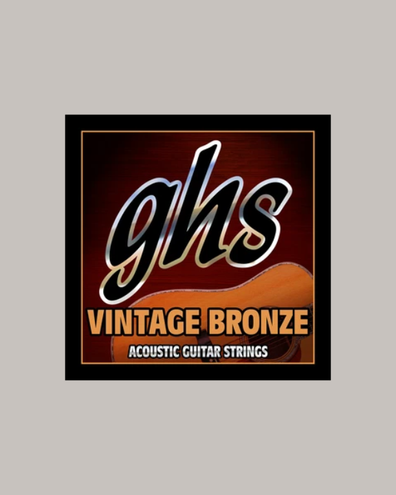 GHS Vintage Bronze Acoustic Guitar Strings Bluegrass - 012-056