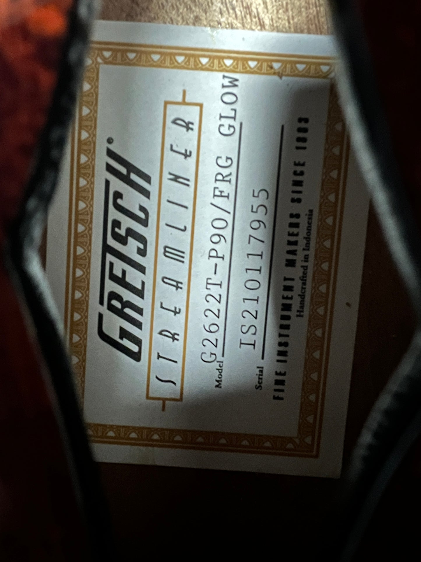 Gretsch Streamliner G2622T-P90/FRG Glow with Bigsby Electric Guitar - Used