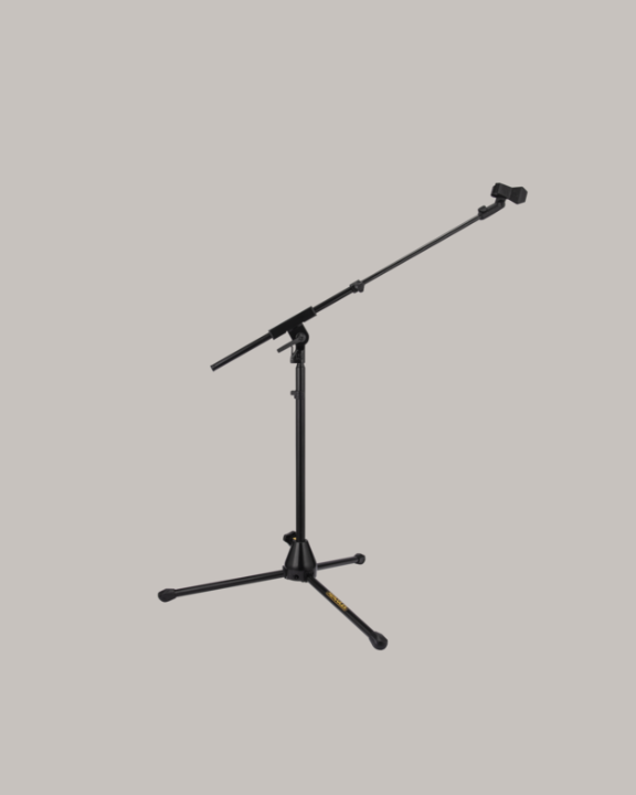 Hercules Low Profile Tripod Microphone Stand with Telescopic Boom Arm - MS520BPRO