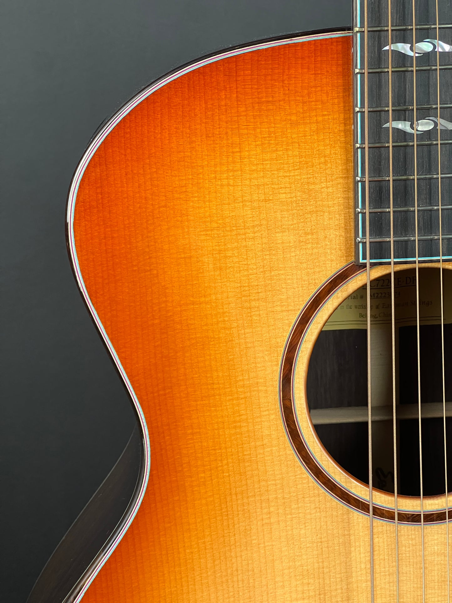 SOLD - Eastman AC722CE Dakota Fade - New