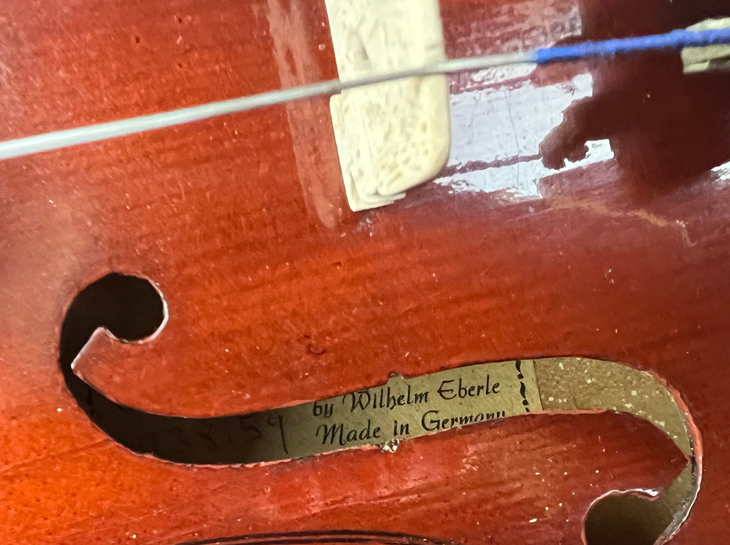 Copy of Antonius Stradivarius by Wilhelm Eberle Violn - Used