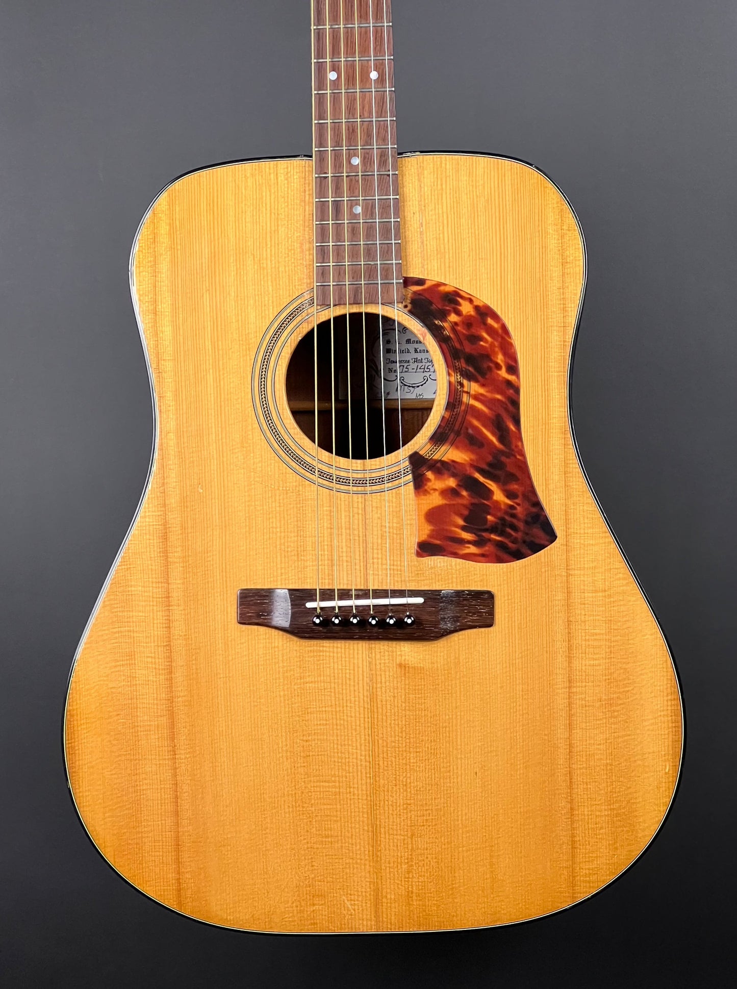 1975 S. L. Mossman Tennessee Flat Top Acoustic Guitar - Used
