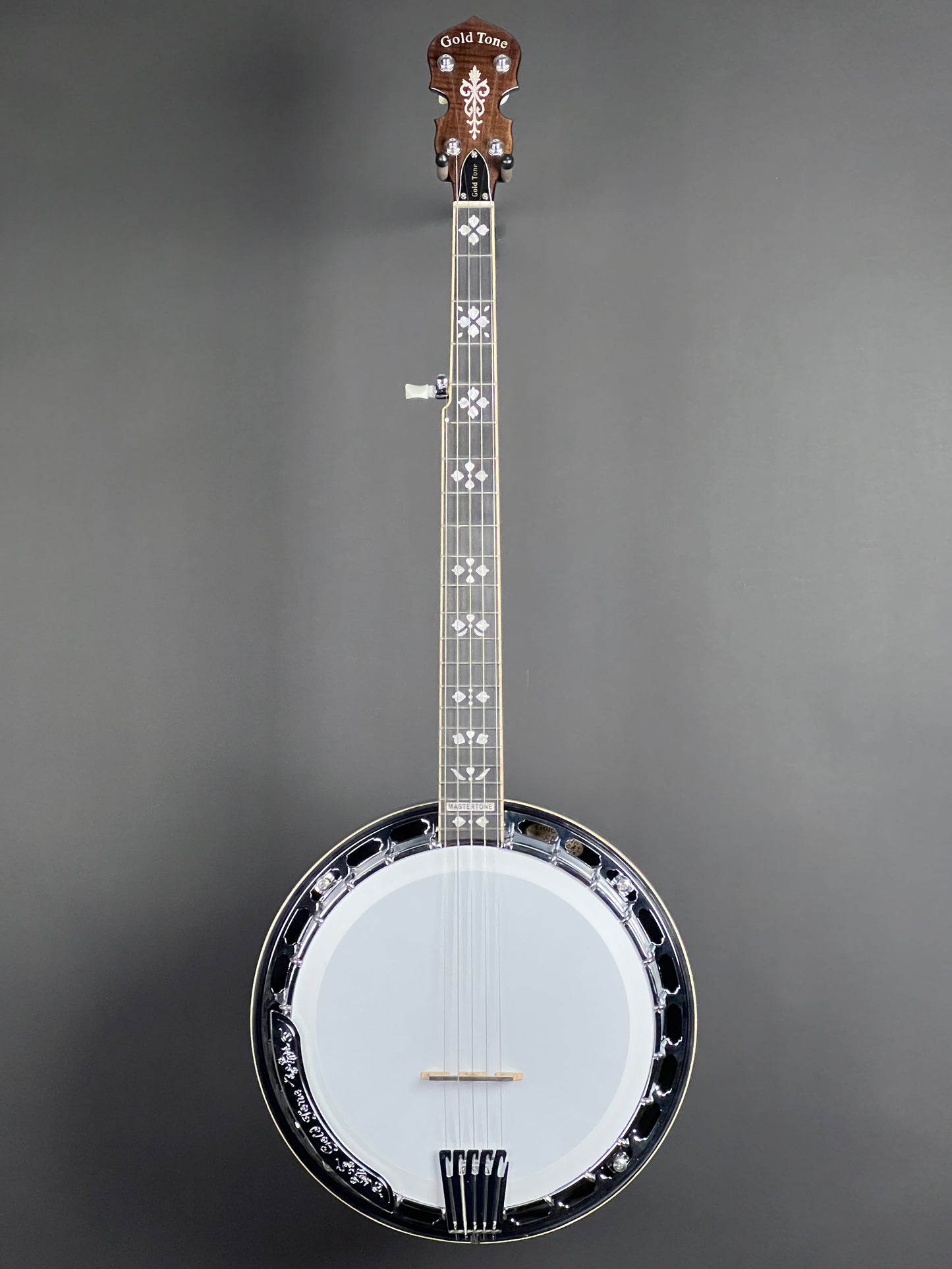 Mastertone Gold Tone Orange Blossom Banjo Arch Top with Case OB-250AT