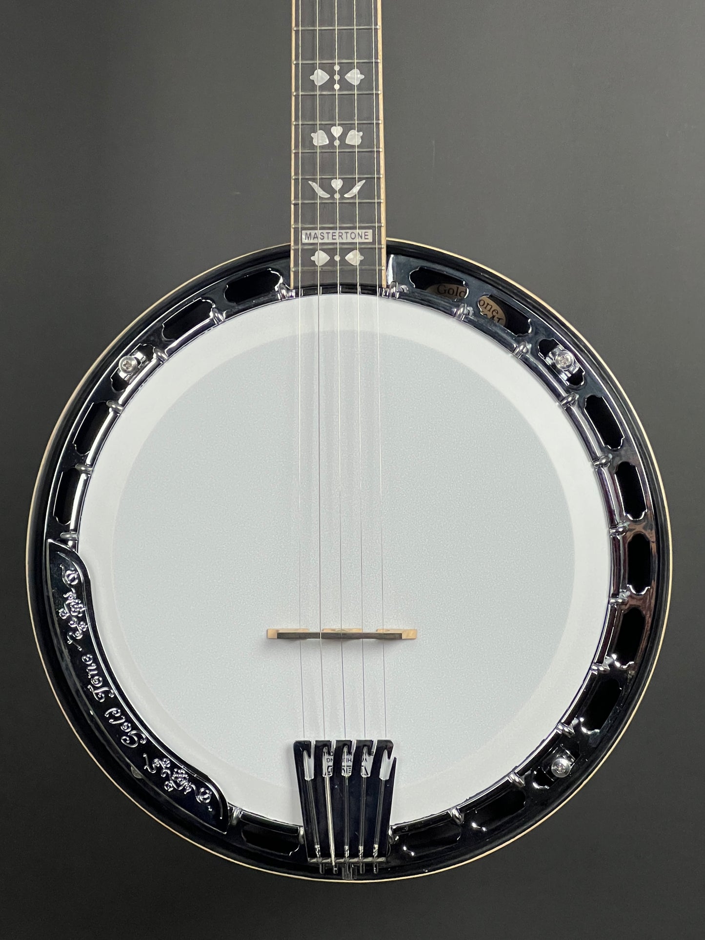 Mastertone Gold Tone Orange Blossom Banjo Arch Top with Case OB-250AT