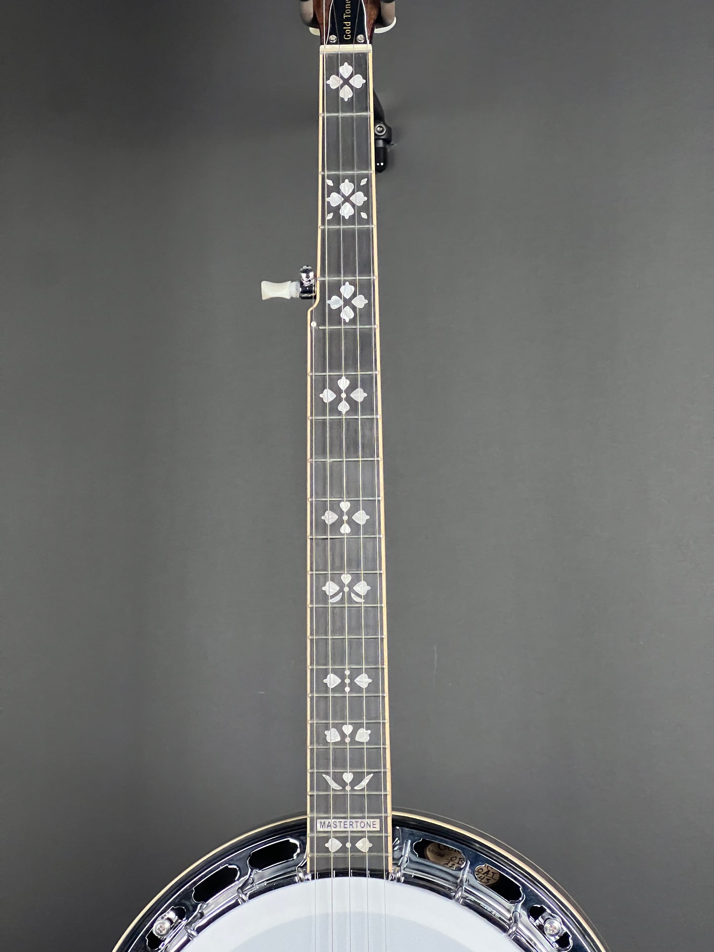 Mastertone Gold Tone Orange Blossom Banjo Arch Top with Case OB-250AT
