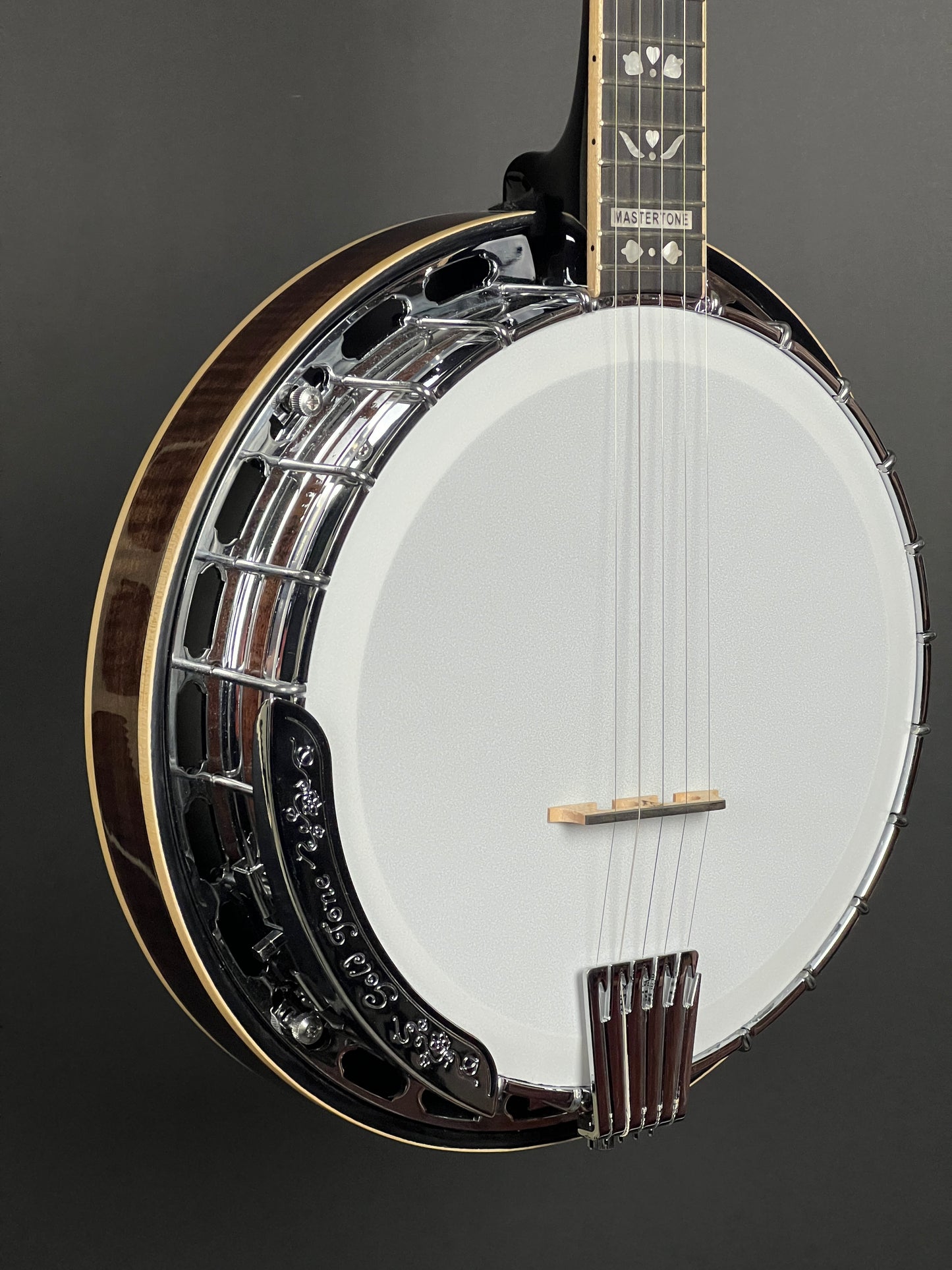 Mastertone Gold Tone Orange Blossom Banjo Arch Top with Case OB-250AT