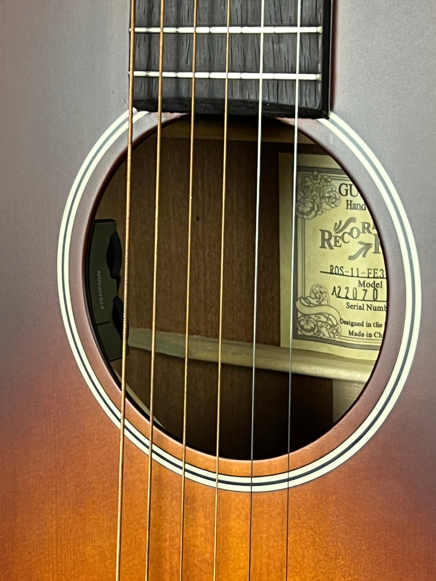 SOLD - Recording King Series 11 All Solid 000 Acoustic/Electric Guitar ROS-11-FE3-TBR - New