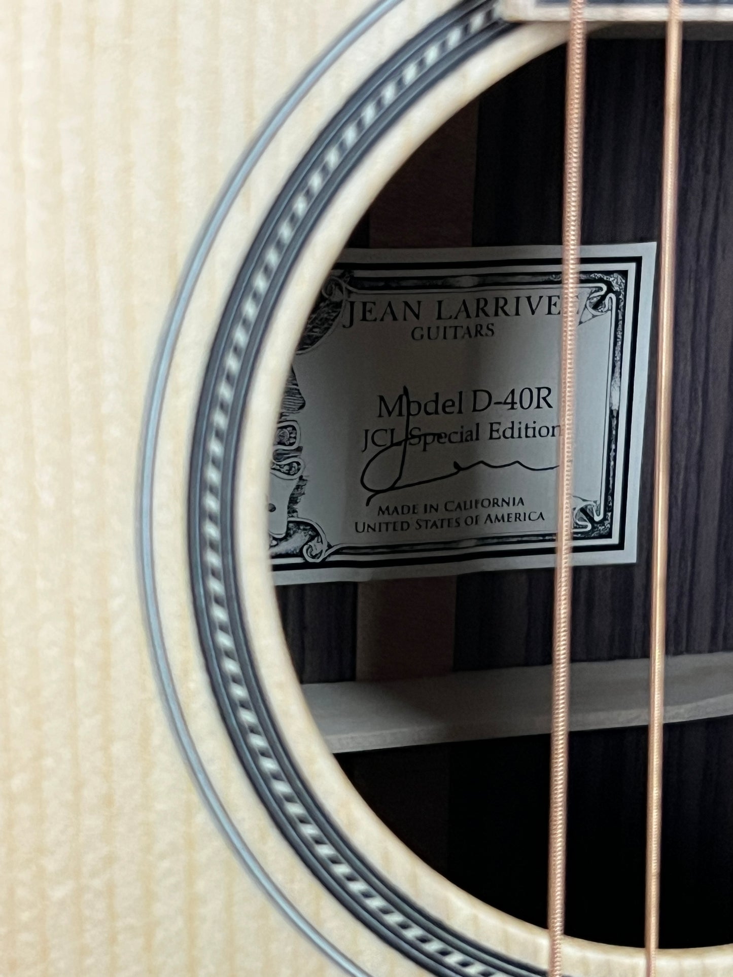 Larrivée Blue Grass Special D-40R Acoustic Guitar