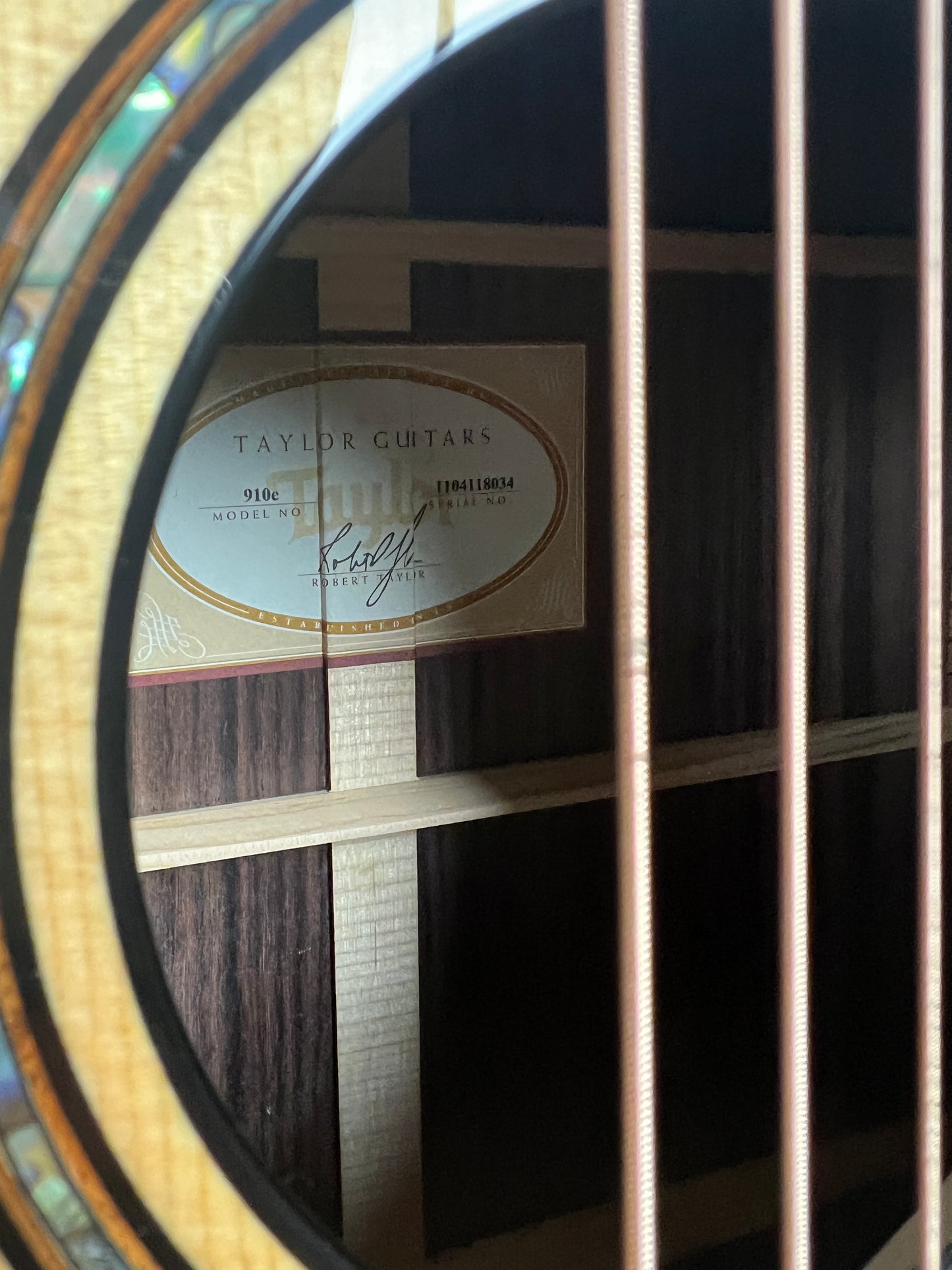 SOLD - 2018 Taylor 910e Acoustic Guitar with Electronics - Used