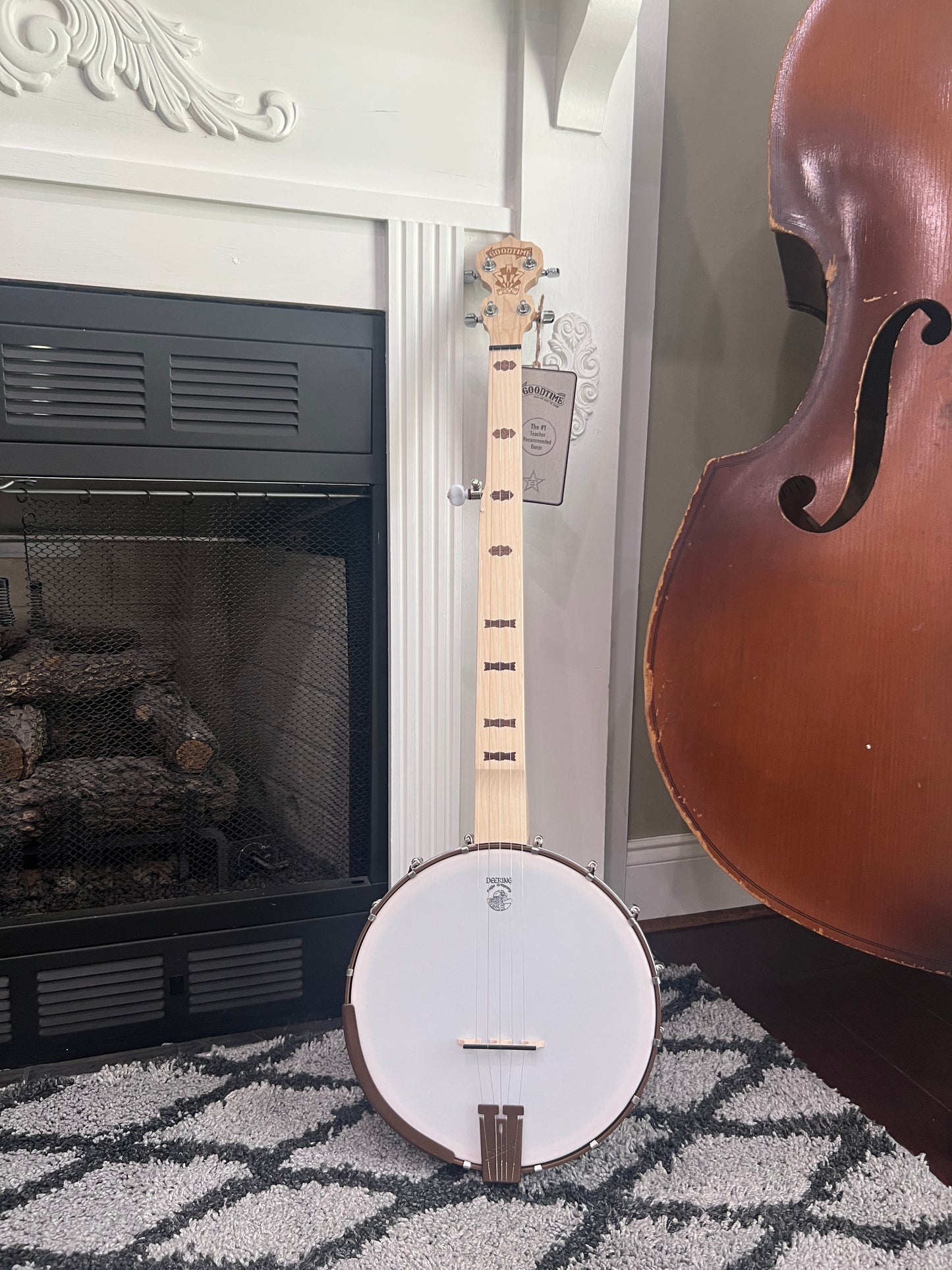Deering Goodtime Openback Fretless and Scooped Banjo - New