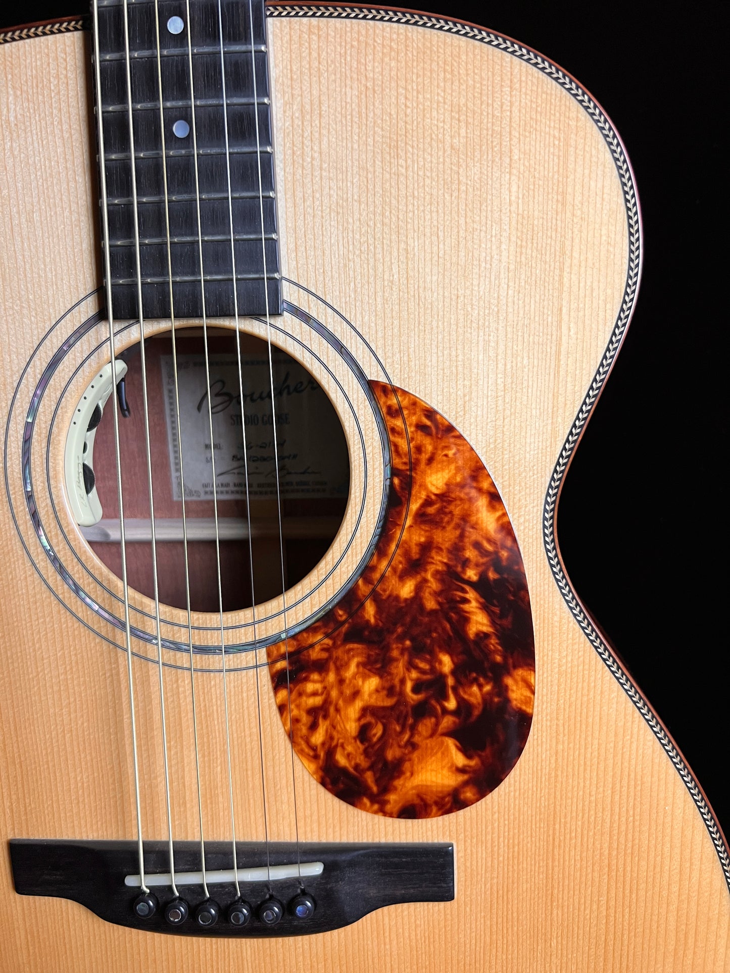 Boucher Studio Goose Master Grade SG-21-M Adirondack Red Spruce / African Bubinga Acoustic Guitar with L.R. Baggs Pickup - Used
