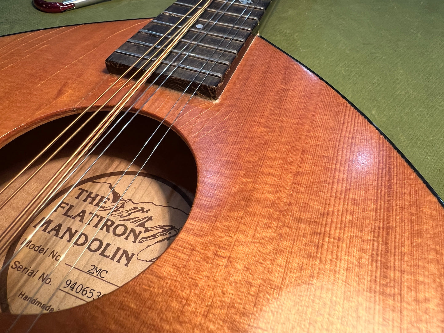 SOLD - 1994 Flatiron 2MC Army-Navy Mandolin - Used