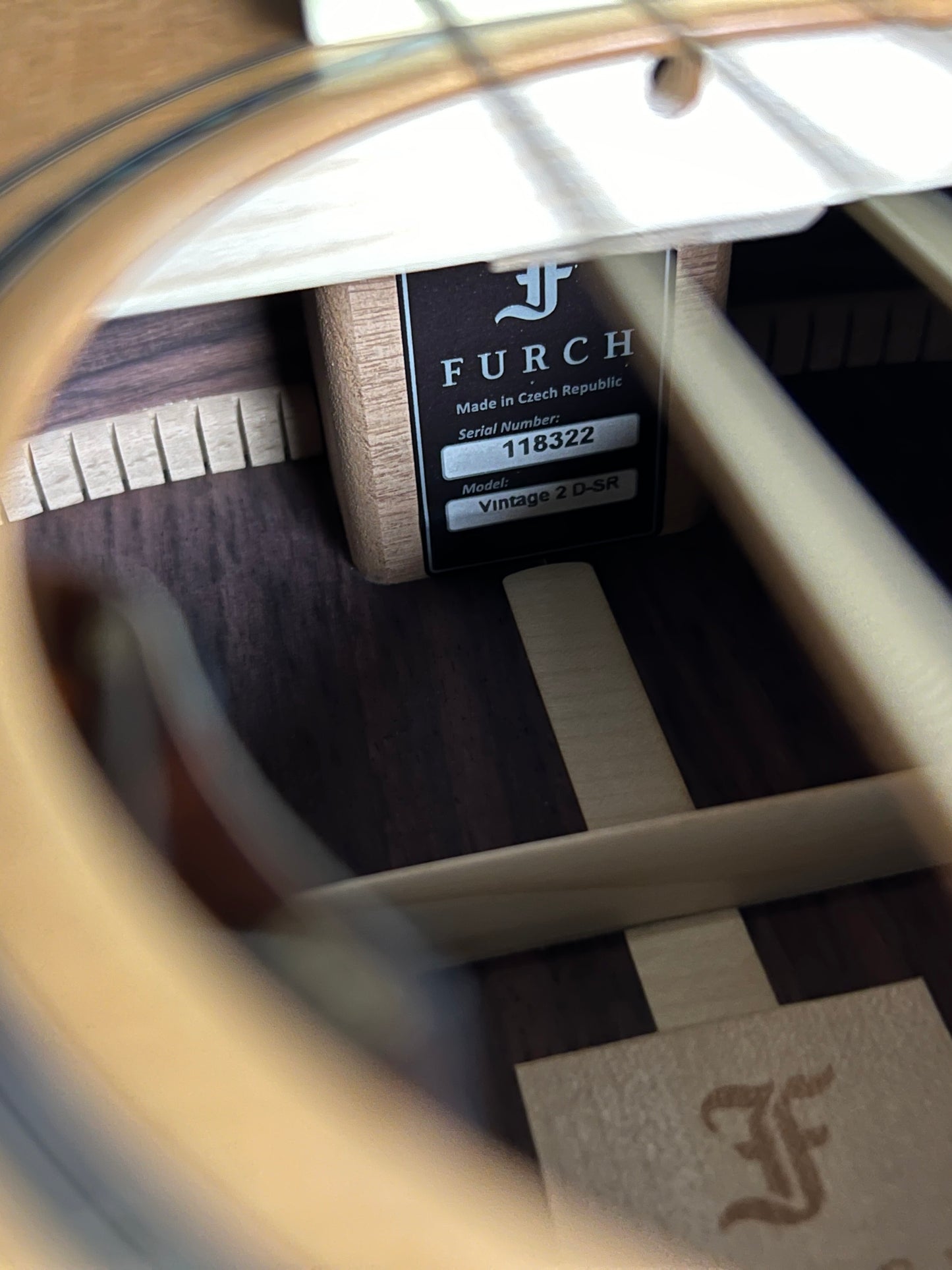 SOLD - Furch Vintage 2 D-SR Sitka Spruce/Indian Rosewood Dreadnought Acoustic Guitar with LR Baggs Electronics - New