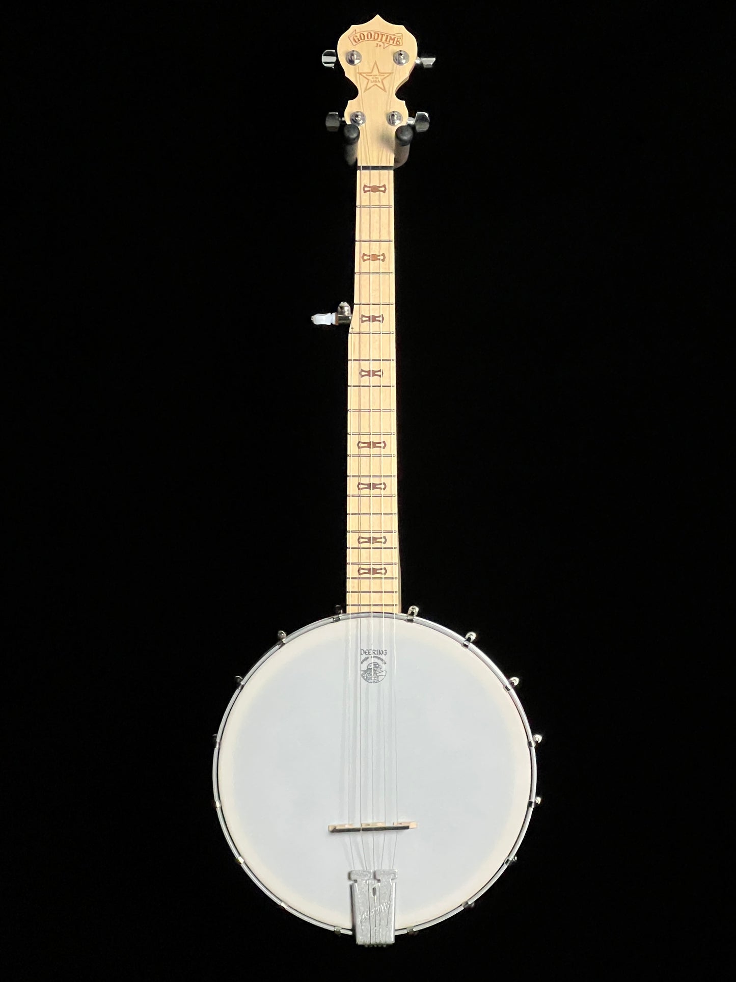 Deering Goodtime Jr. 5-String Openback Banjo (Silver) - New