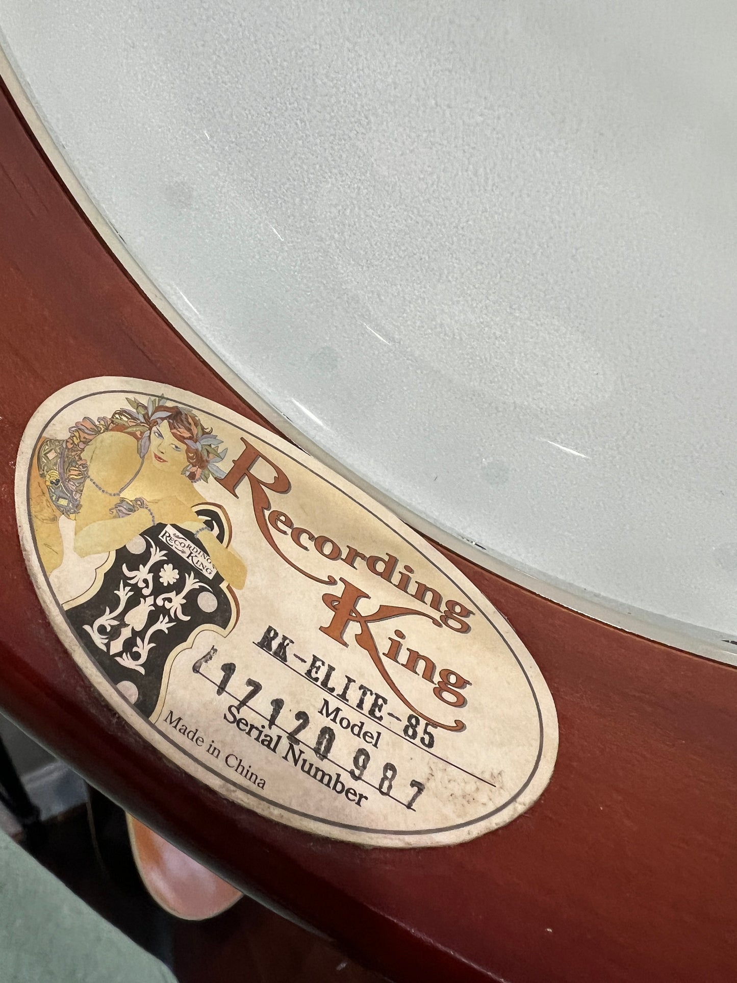 Recording King RK-Elite-85 Resonator 5-String Banjo - Used