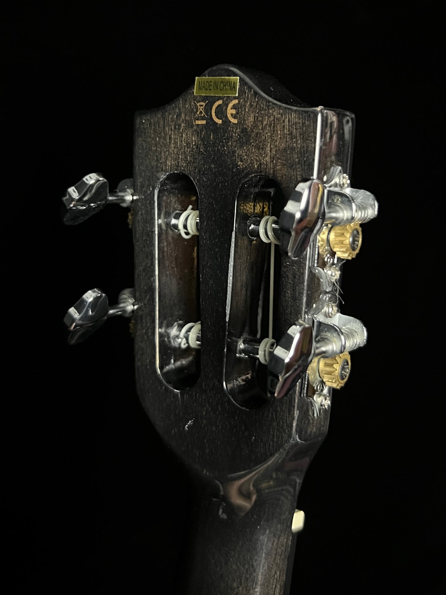 Lanikai Quilted Maple Black Cutaway Concert Ukulele with Fishman Kula Preamp - New