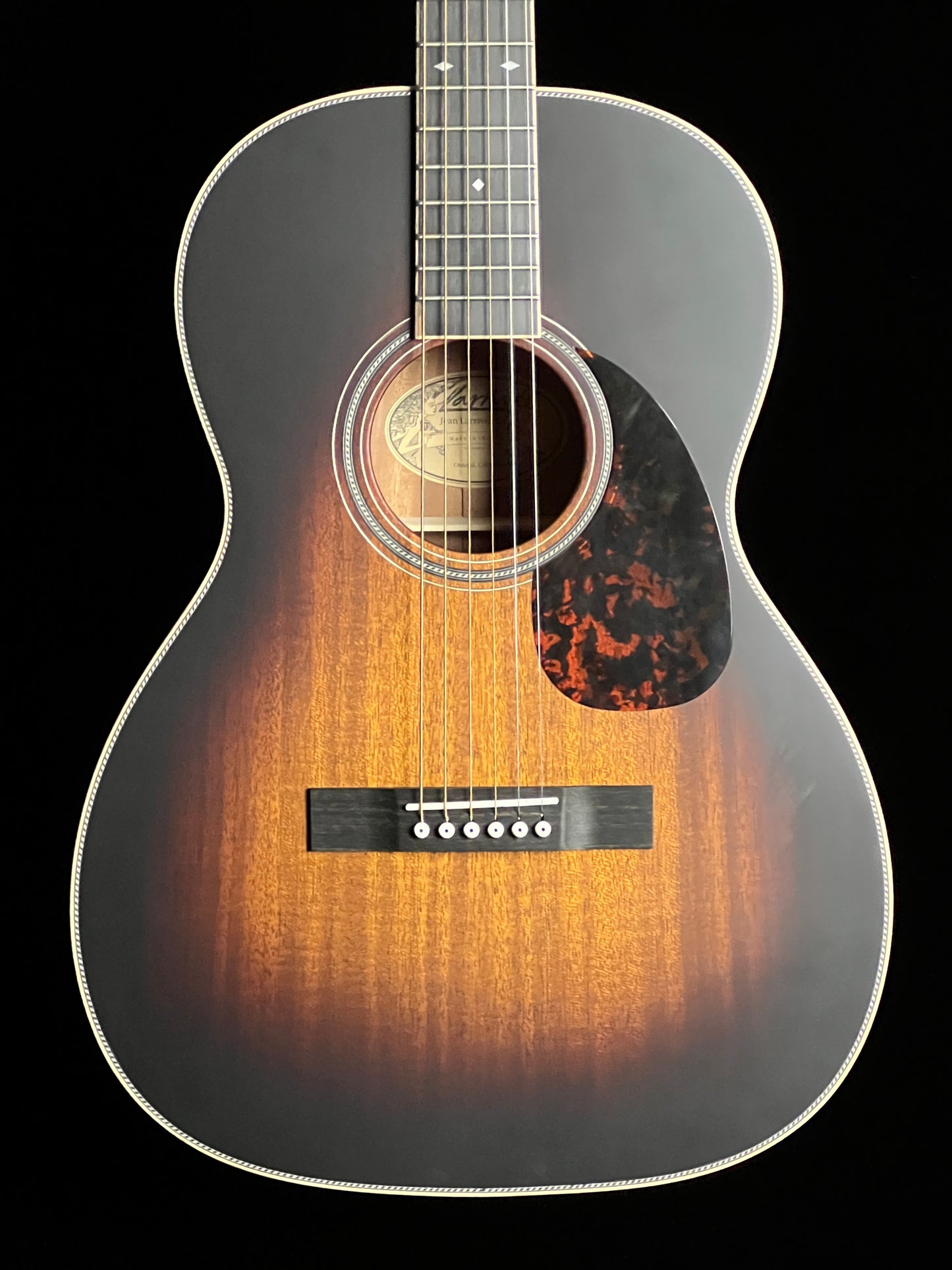SOLD - Larrivée OOO-40 Mahogany Sunburst Top Acoustic Guitar - New