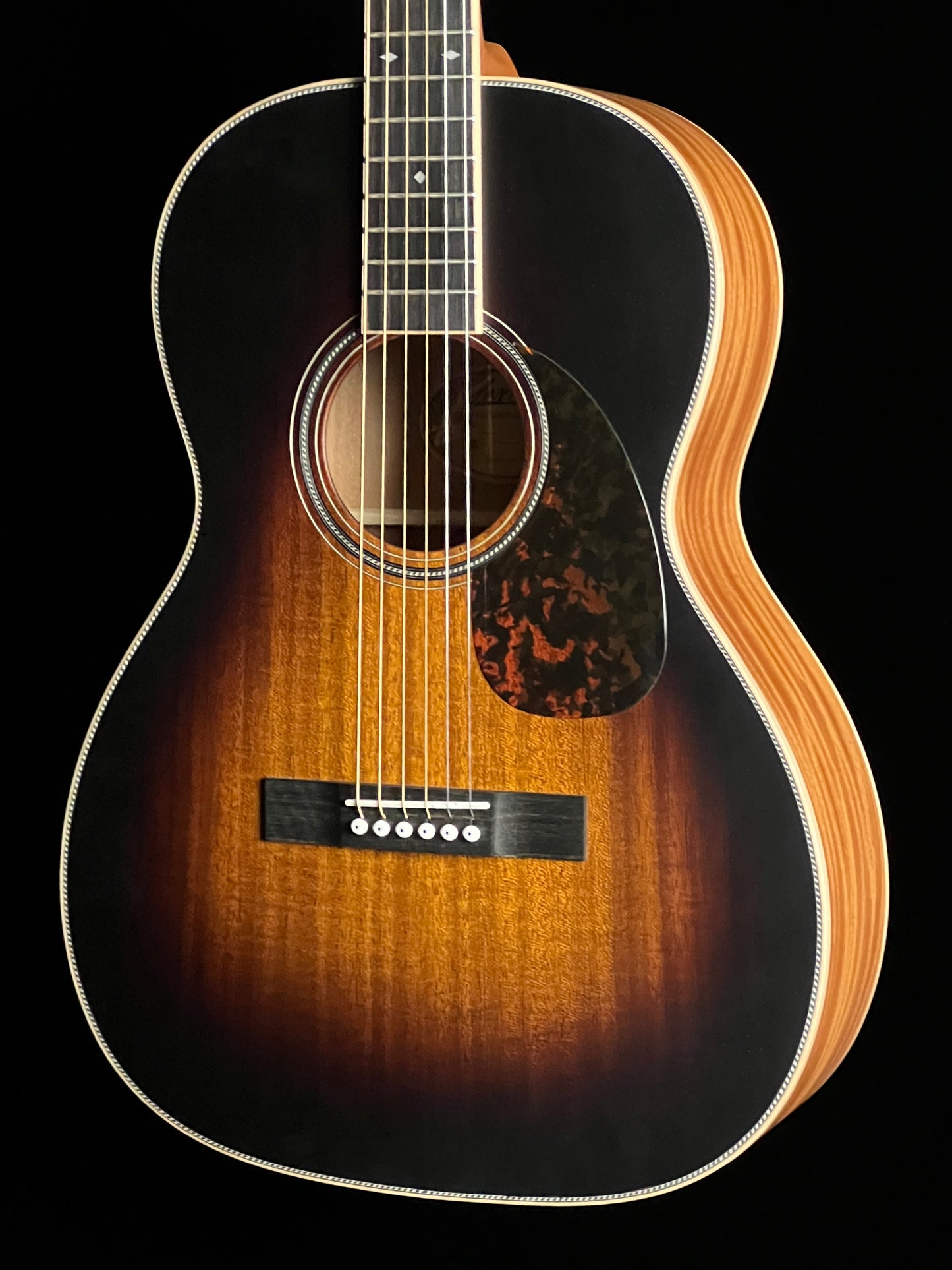 SOLD - Larrivée OOO-40 Mahogany Sunburst Top Acoustic Guitar - New
