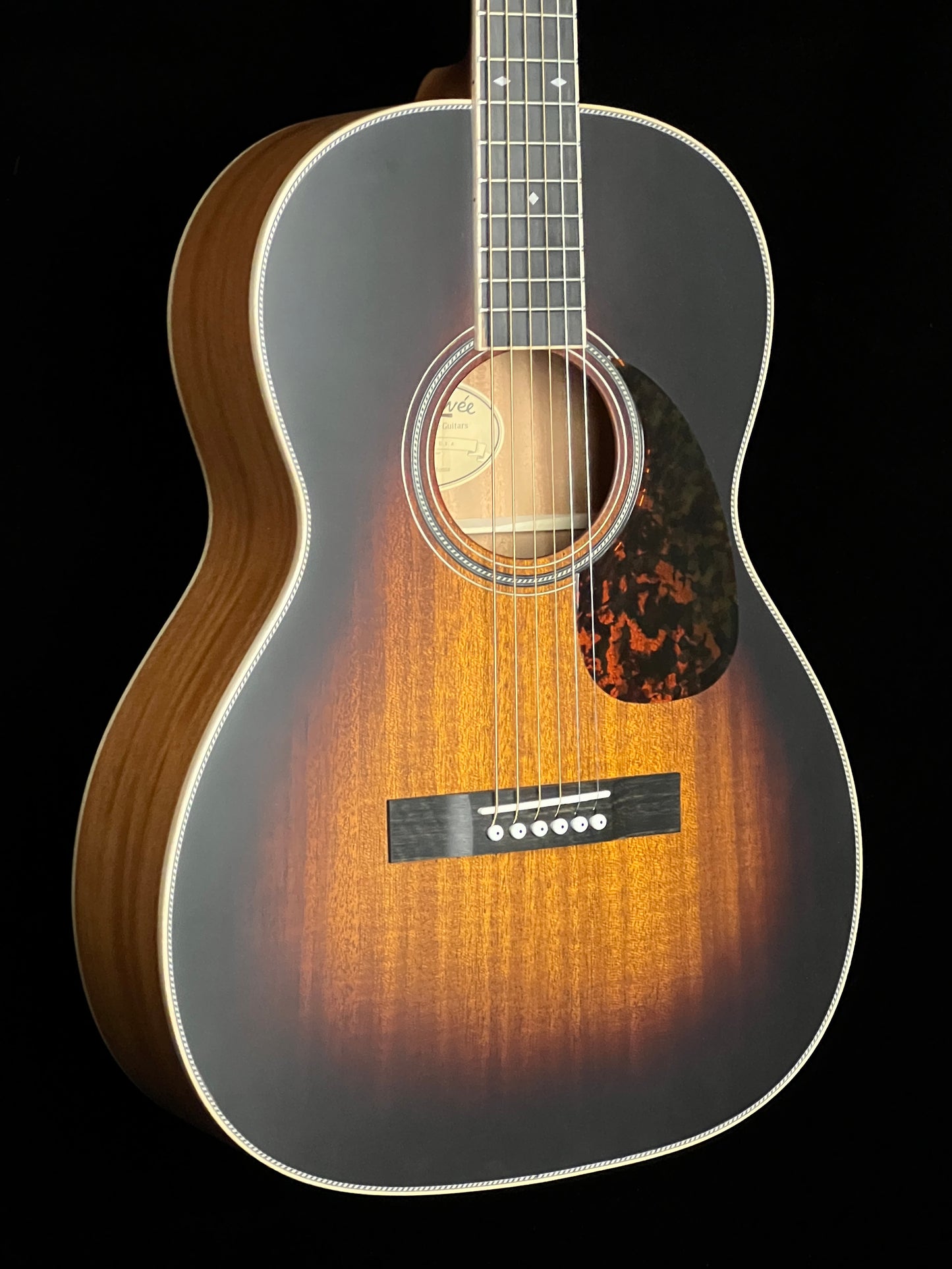 SOLD - Larrivée OOO-40 Mahogany Sunburst Top Acoustic Guitar - New