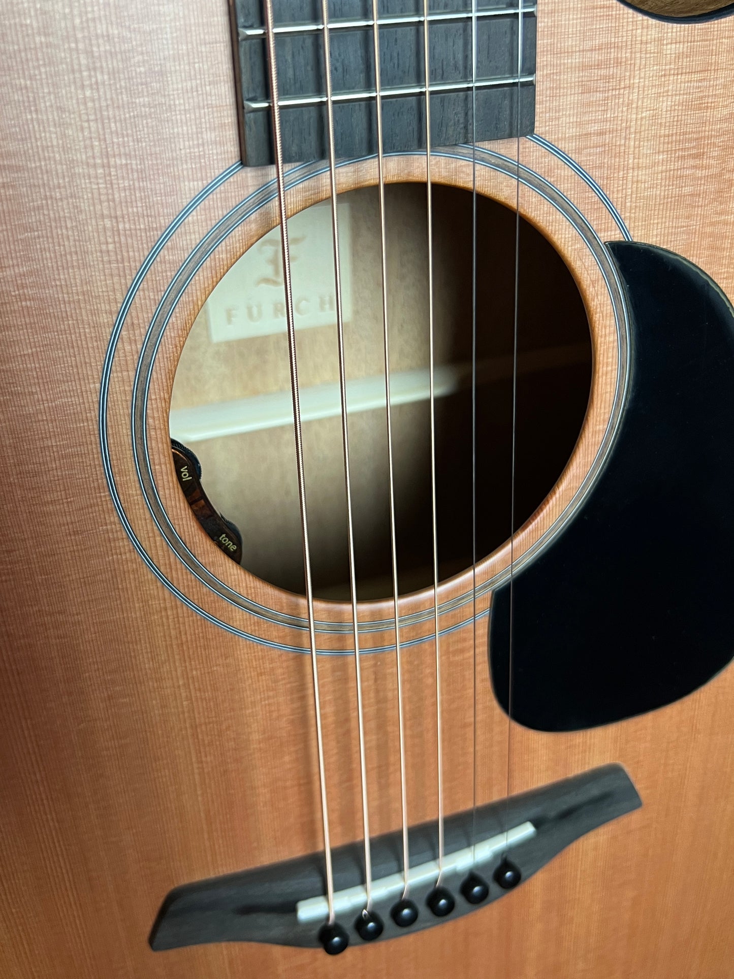 SOLD - Furch Blue DLX Gc-CM Blue Series Grand Auditorium Cutaway Guitar with LR Baggs Eas-VTC Pickup - New