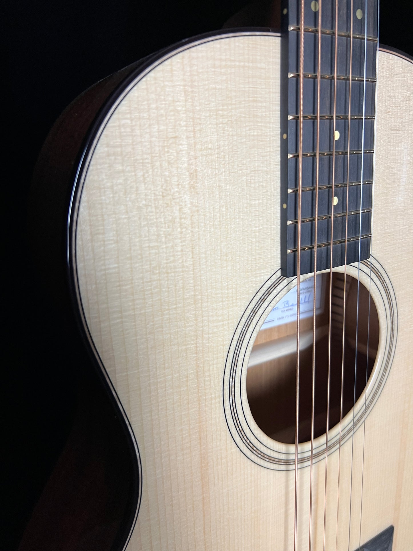 Bedell 1964 Parlor Special Edition - Natural Adirondack Spruce/Honduran Mahogany Acoustic Guitar with K&K Pure Mini - New