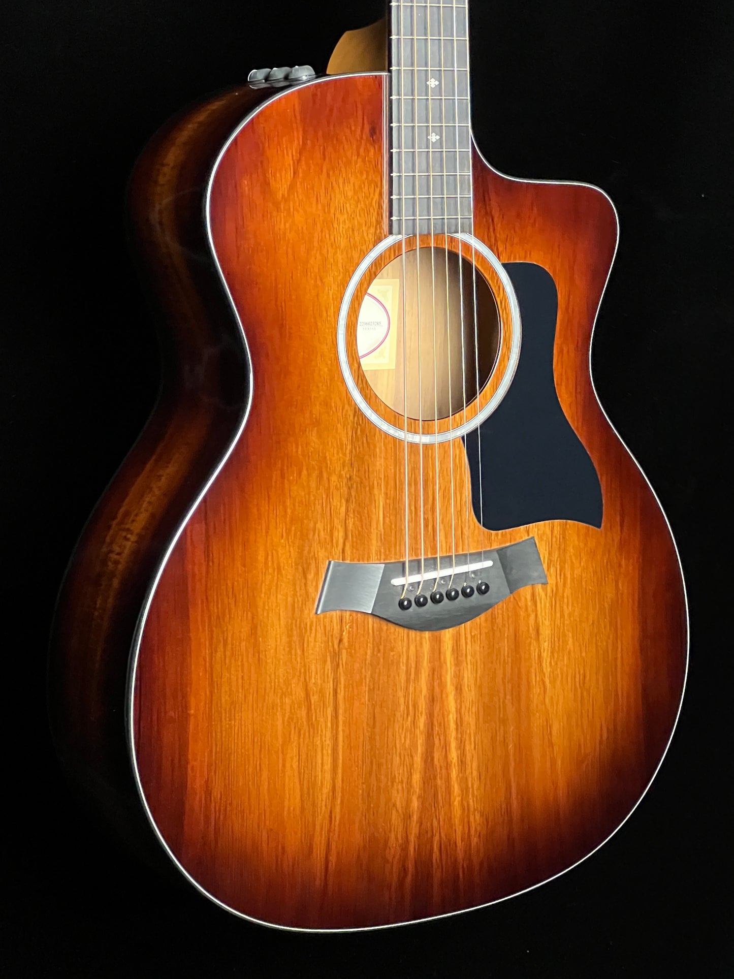 SOLD - Taylor 224ce-K DLX Koa Grand Auditorium Cutaway Acoustic Guitar with Electronics - Used