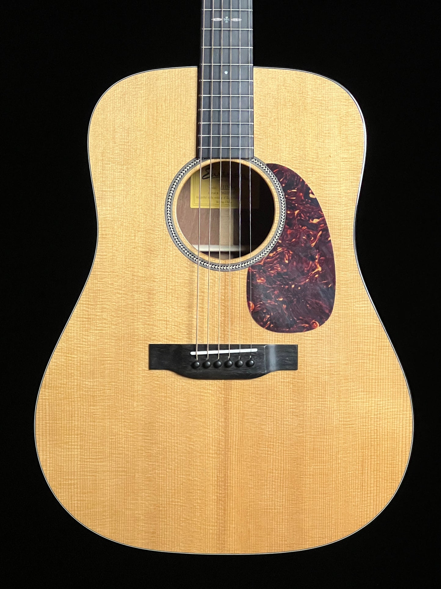 SOLD - Eastman E1D-Special Dreadnought Acoustic Guitar Solid Thermo-Cured Sitka Spruce / Solid Quilted Sapele - New