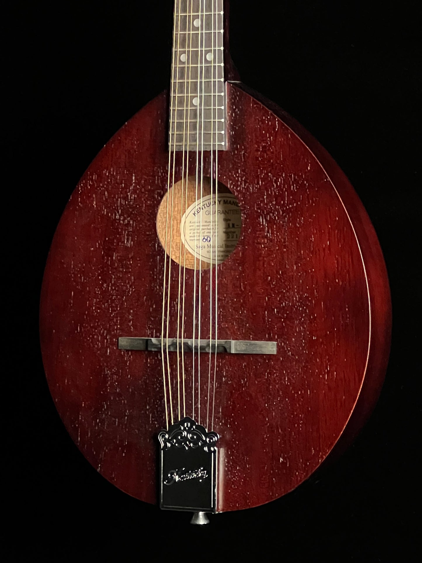 Kentucky KM-120 Army-Navy (Pancake) A-Style Mandolin - New