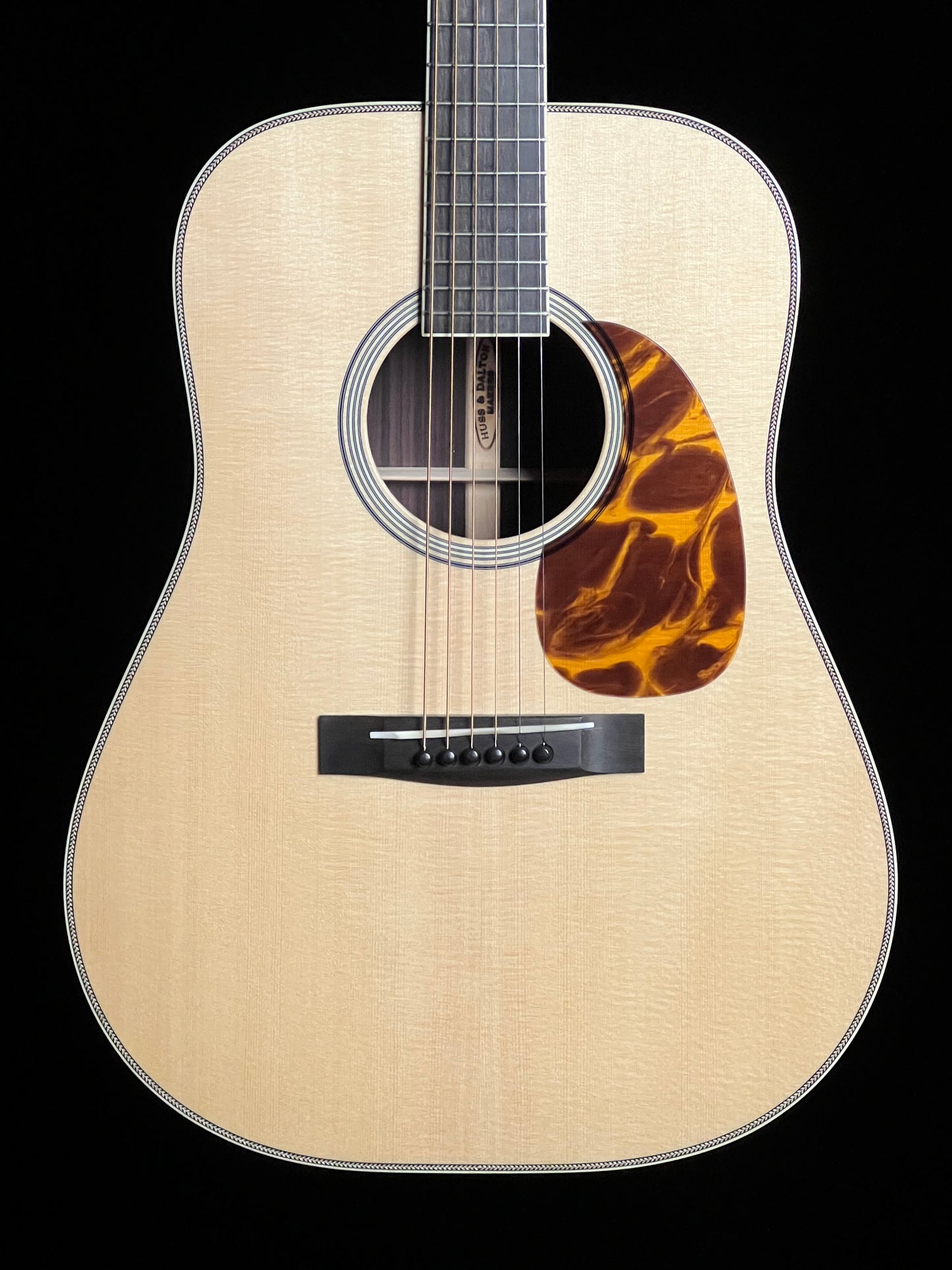 Huss & Dalton TD-R The Pilgrim Sitka Spruce/ East Indian Rosewood Dreadnought Acoustic Guitar - New