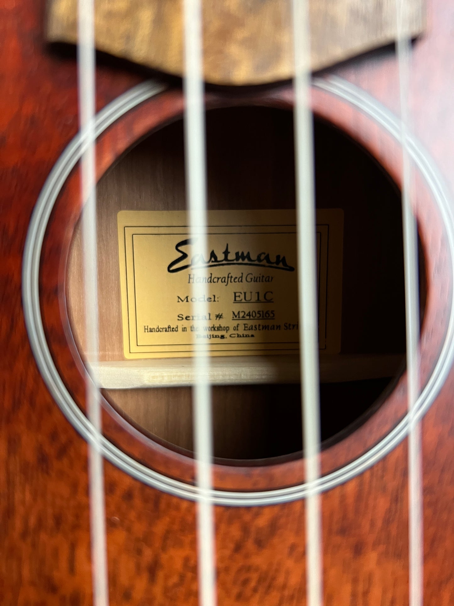 SOLD - Eastman EU1-C Concert Mahogany Ukulele - New