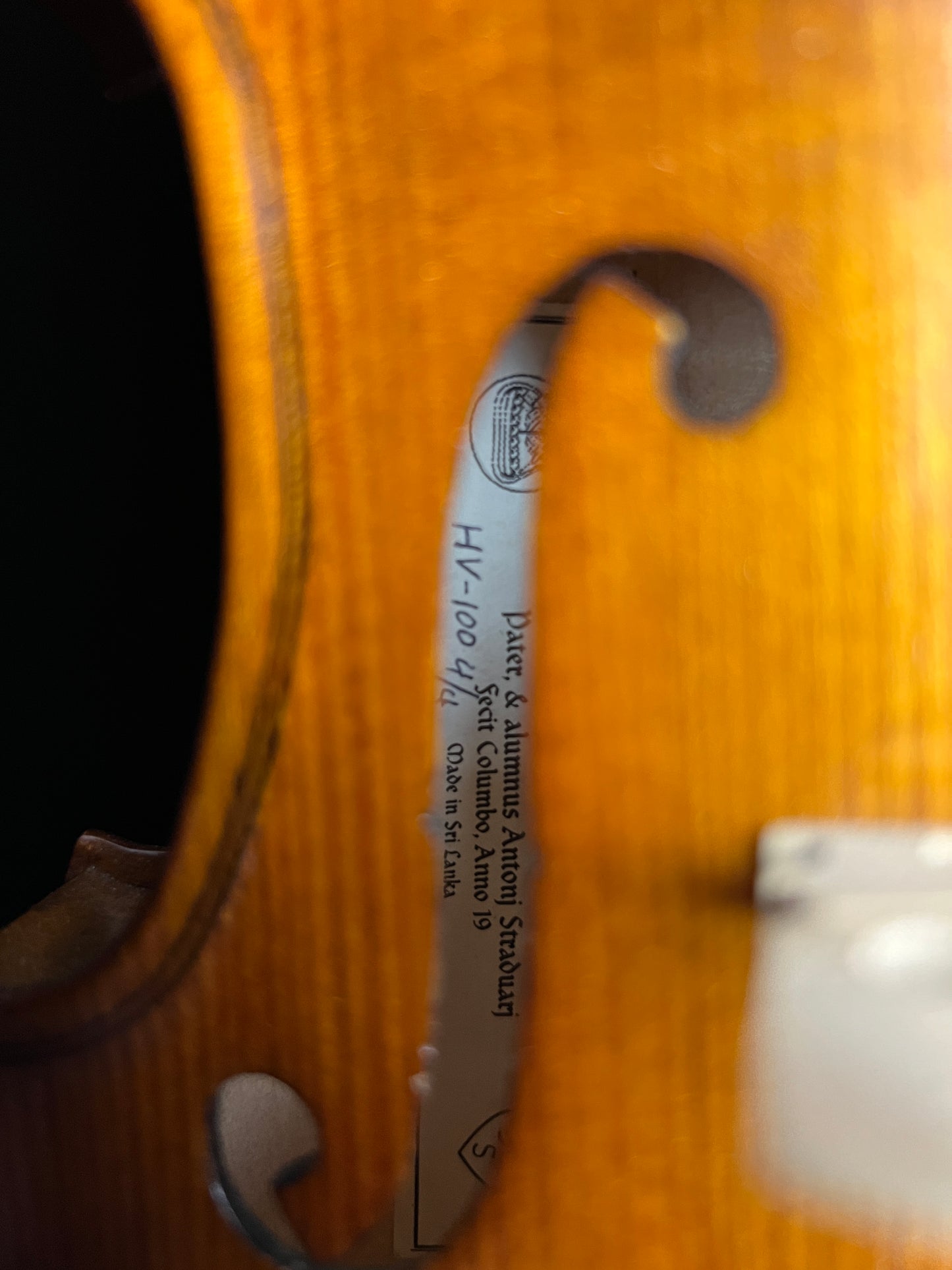 SOLD - Francesco Cervini HV-100 4/4 Violin/Fiddle - Used