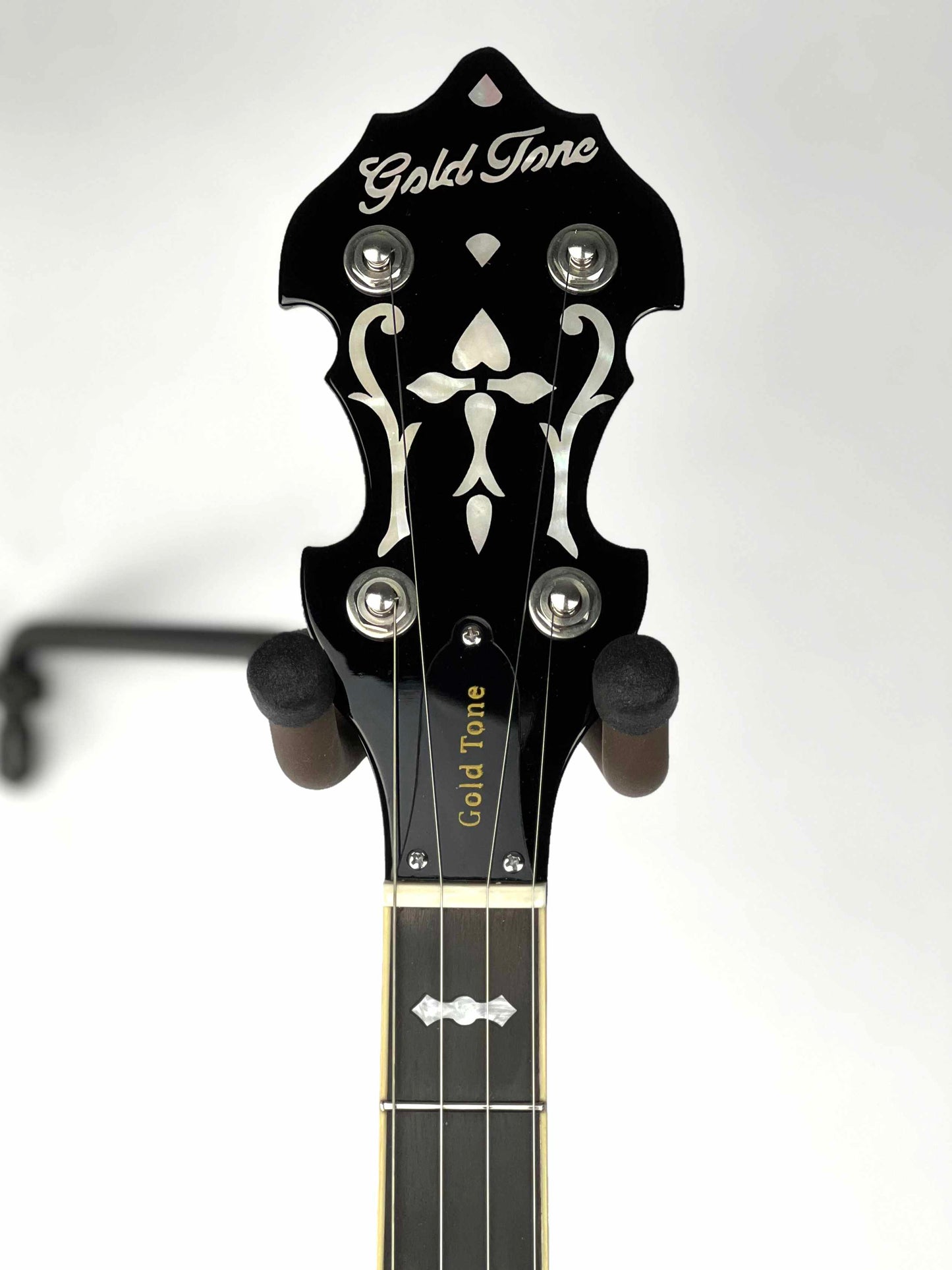SOLD - Mastertone Gold Tone Orange Blossom "Twanger" Pre-War Style Resonator Radiused Banjo with Case OB-3RF