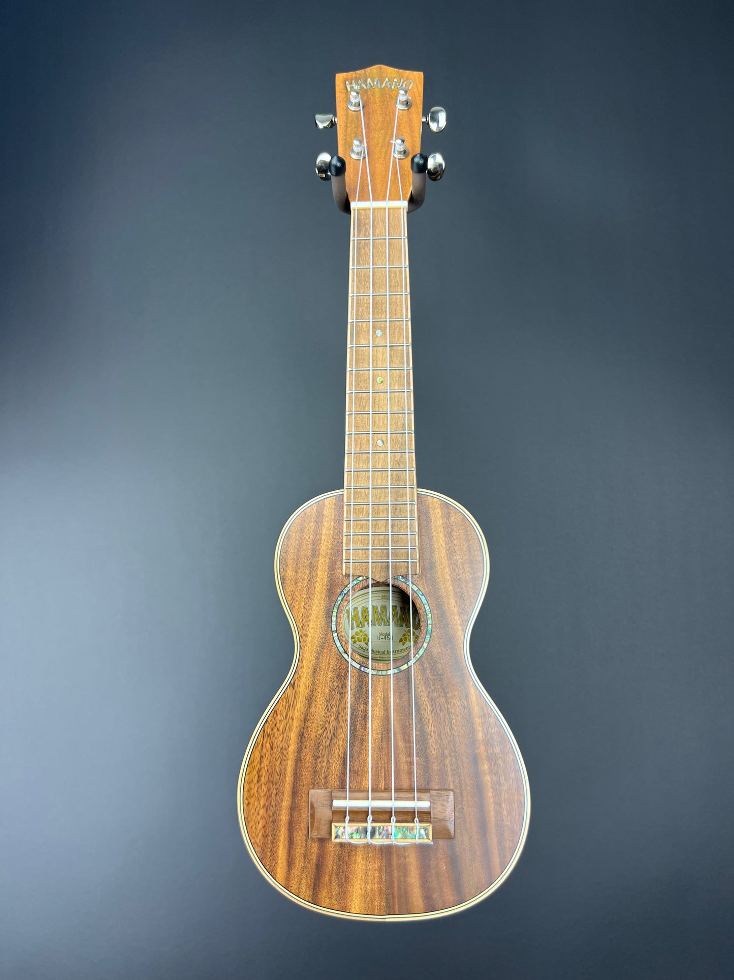 Hamano U-450 Deluxe All Acacia Soprano Ukulele Outfit - New